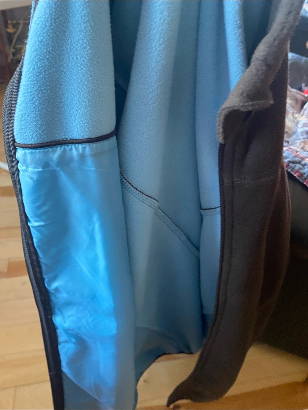 Brown Full-Zip Fleece Jacket - Picture 7 of 8